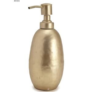 New gold brass kassatex soap/lotion dispenser